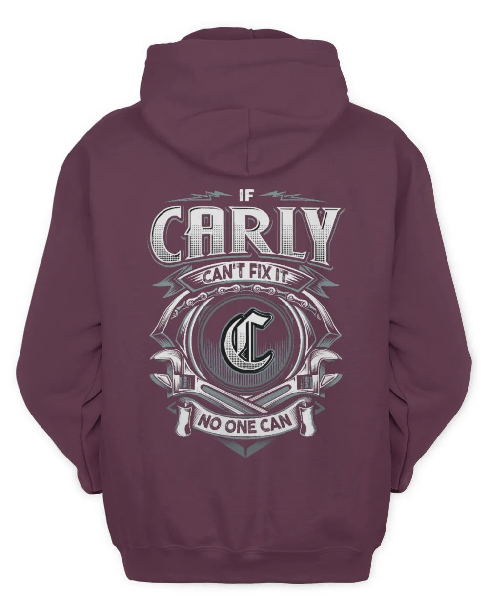 CARLY AP81-K4-626 - Personalized Ahmed Quote Apparel “If Ahmed Can't Fix It, No One Can” - Unisex Hoodie - Maroon