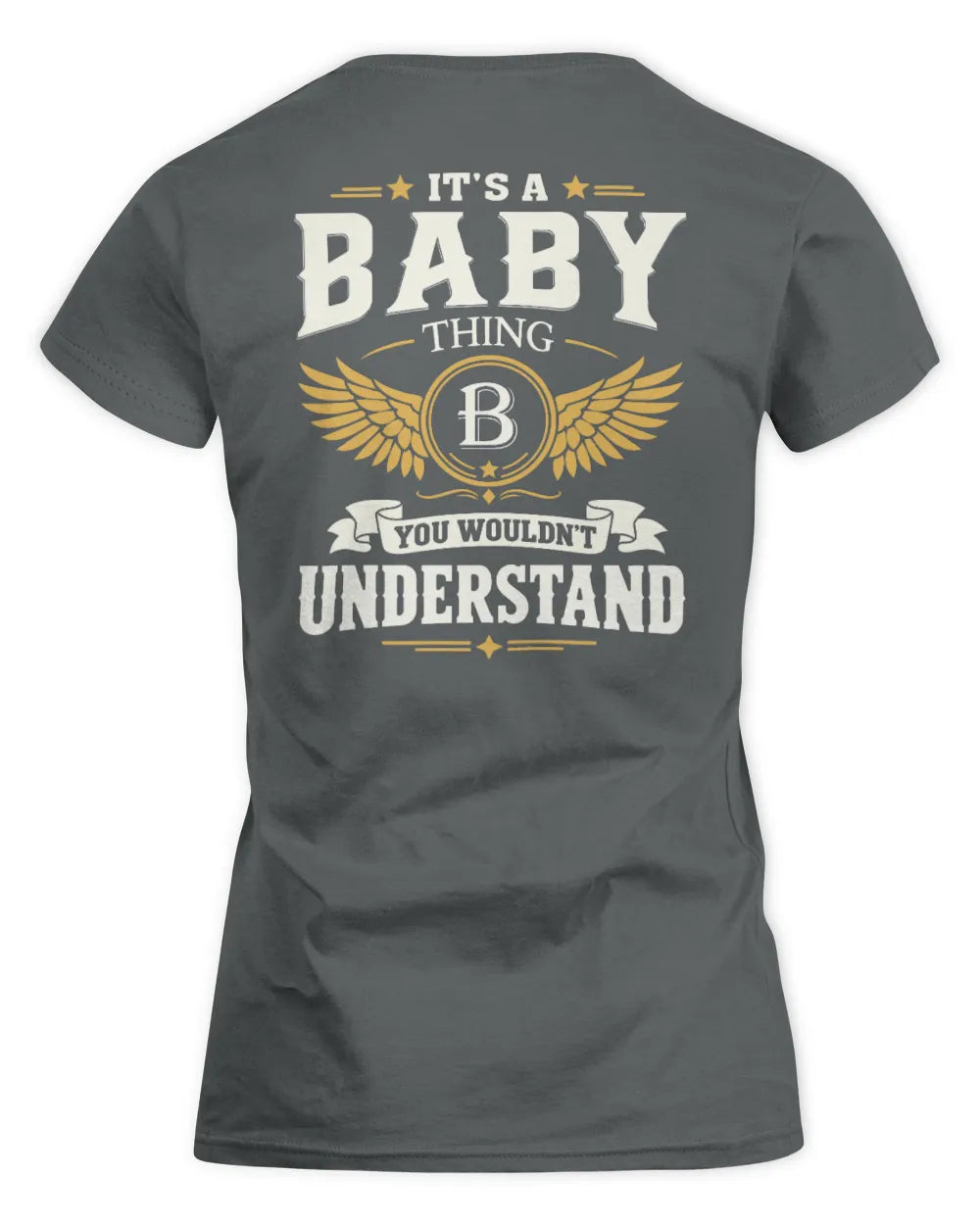 BABY KT06-M008 It’s a [NAME] Thing – You Wouldn’t Understand | Personalized Vintage T-Shirt - Women's Standard T-Shirt - Charcoal