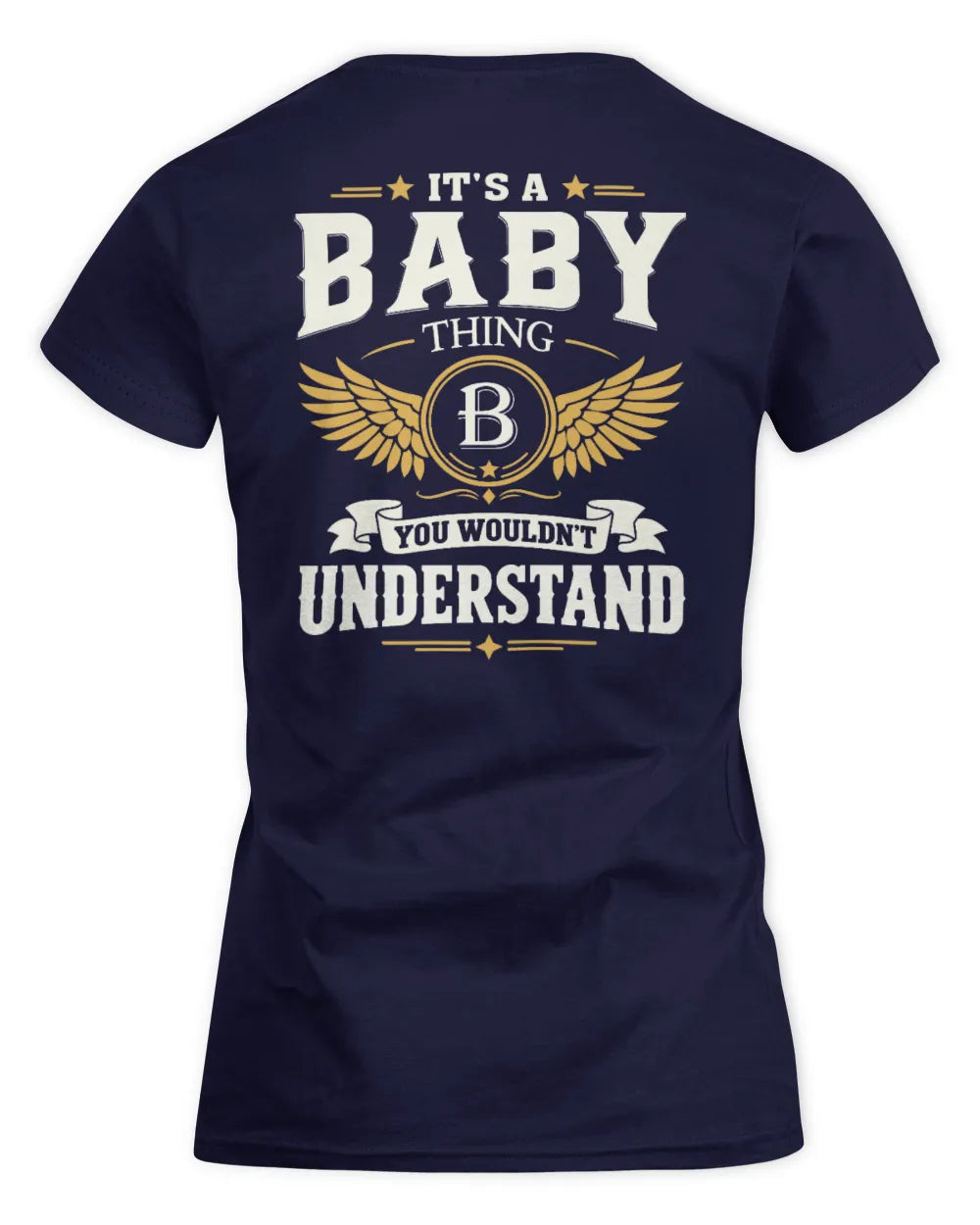BABY KT06-M008 It’s a [NAME] Thing – You Wouldn’t Understand | Personalized Vintage T-Shirt - Women's Standard T-Shirt - Navy
