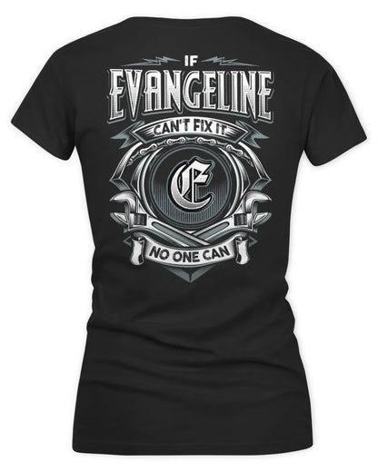 EVANGELINE AP81-K4-626 - Personalized Ahmed Quote Apparel “If Ahmed Can't Fix It, No One Can” - Women's V-Neck T-Shirt - Black