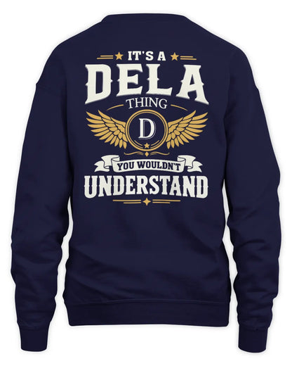 DELA KT06-M008 It’s a [NAME] Thing – You Wouldn’t Understand | Personalized Vintage T-Shirt - Unisex Sweatshirt - Navy