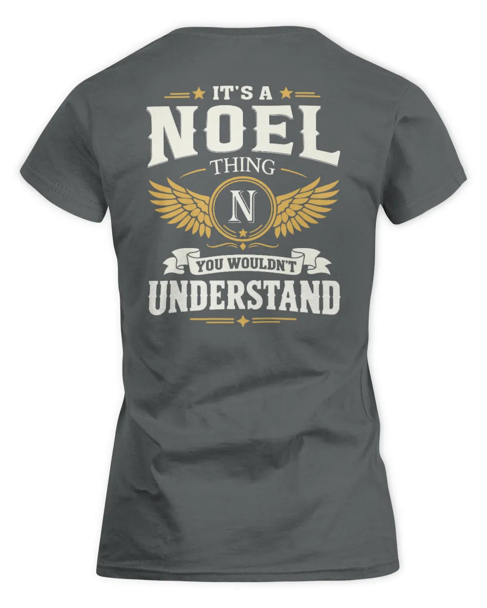 NOEL KT06-M008 It’s a [NAME] Thing – You Wouldn’t Understand | Personalized Vintage T-Shirt - Women's Standard T-Shirt - Charcoal