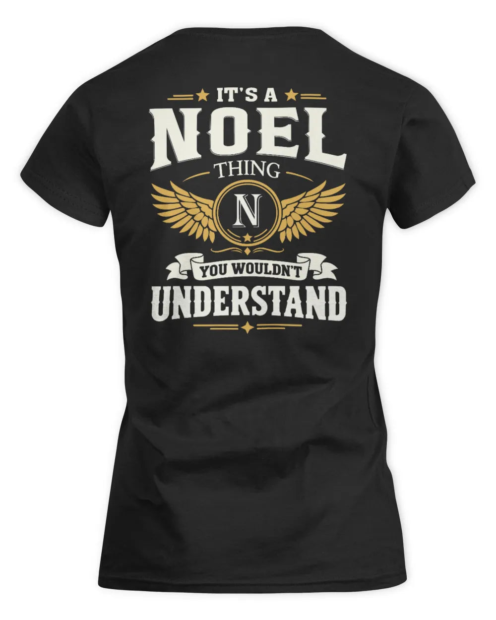 NOEL KT06-M008 It’s a [NAME] Thing – You Wouldn’t Understand | Personalized Vintage T-Shirt - Women's Standard T-Shirt - Black