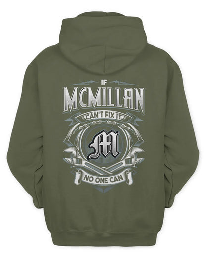 MCMILLAN AP81-K4-626 - Personalized Ahmed Quote Apparel “If Ahmed Can't Fix It, No One Can” - Unisex Hoodie - Military Green