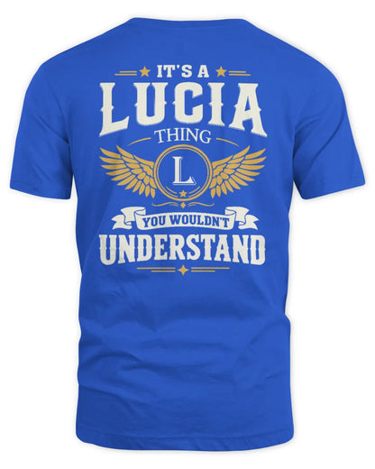 LUCIA KT06-M008 It’s a [NAME] Thing – You Wouldn’t Understand | Personalized Vintage T-Shirt - Unisex Standard T-Shirt - Royal
