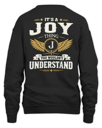JOY KT06-M008 It’s a [NAME] Thing – You Wouldn’t Understand | Personalized Vintage T-Shirt - Unisex Sweatshirt - Black