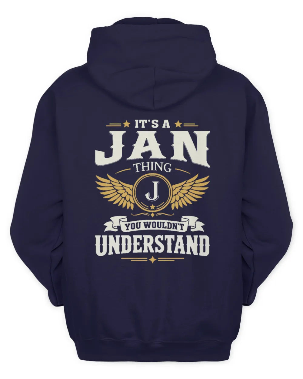 JAN KT06-M008 It’s a [NAME] Thing – You Wouldn’t Understand | Personalized Vintage T-Shirt - Unisex Hoodie - Navy