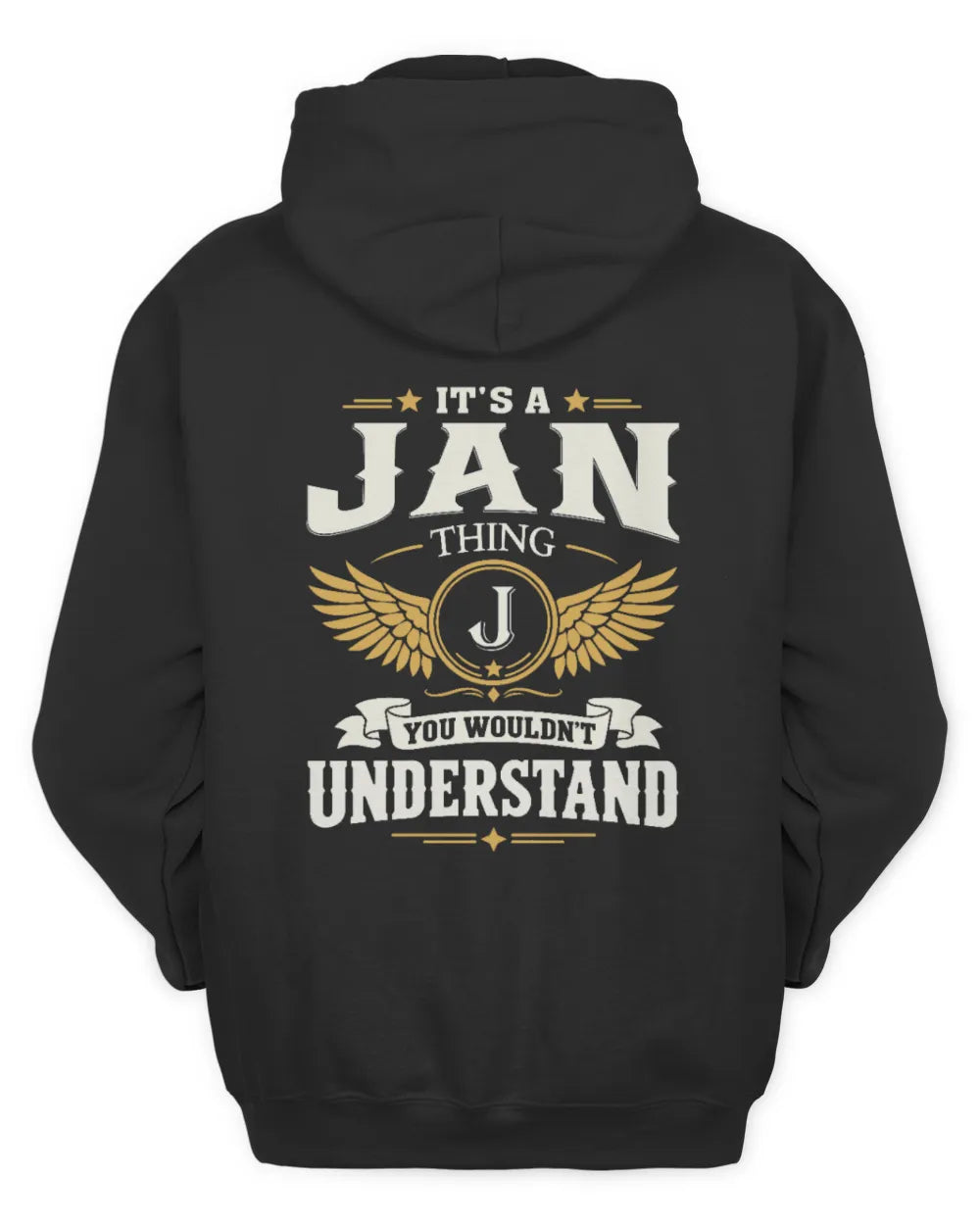 JAN KT06-M008 It’s a [NAME] Thing – You Wouldn’t Understand | Personalized Vintage T-Shirt - Unisex Hoodie - Black
