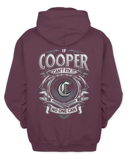 COOPER AP81-K4-626 - Personalized Ahmed Quote Apparel “If Ahmed Can't Fix It, No One Can” - Unisex Hoodie - Maroon