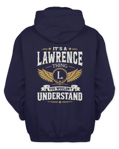 LAWRENCE KT06-M008 It’s a [NAME] Thing – You Wouldn’t Understand | Personalized Vintage T-Shirt - Unisex Hoodie - Navy