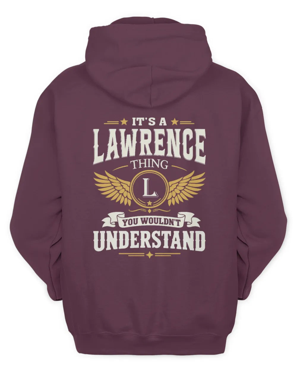 LAWRENCE KT06-M008 It’s a [NAME] Thing – You Wouldn’t Understand | Personalized Vintage T-Shirt - Unisex Hoodie - Maroon