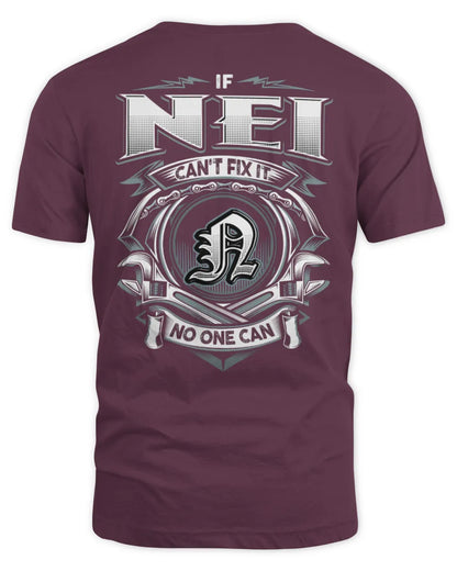 NEI AP81-K4-626 - Personalized Ahmed Quote Apparel “If Ahmed Can't Fix It, No One Can” - Unisex Standard T-Shirt - Maroon
