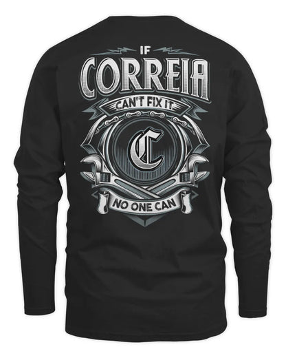 CORREIA AP81-K4-626 - Personalized Ahmed Quote Apparel “If Ahmed Can't Fix It, No One Can” - Men's Long Sleeved T-Shirt - Black