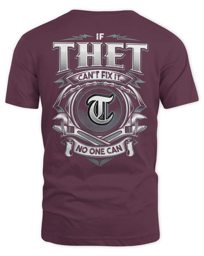 THET AP81-K4-626 - Personalized Ahmed Quote Apparel “If Ahmed Can't Fix It, No One Can” - Unisex Standard T-Shirt - Maroon