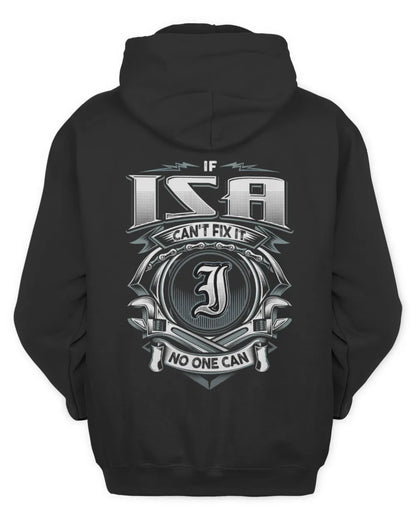 ISA AP81-K4-626 - Personalized Ahmed Quote Apparel “If Ahmed Can't Fix It, No One Can” - Unisex Hoodie - Black