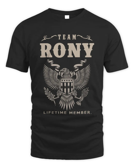 RONY TP06-K82 – Personalized Classic Style Apparel “Team NAME Lifetime Member”