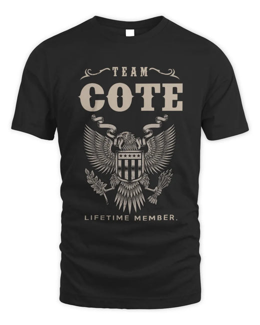 COTE TP06-K82 – Personalized Classic Style Apparel “Team NAME Lifetime Member”