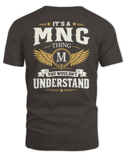 MNG KT06-M008 It’s a [NAME] Thing – You Wouldn’t Understand | Personalized Vintage T-Shirt - Unisex Standard T-Shirt - Dark Chocolate