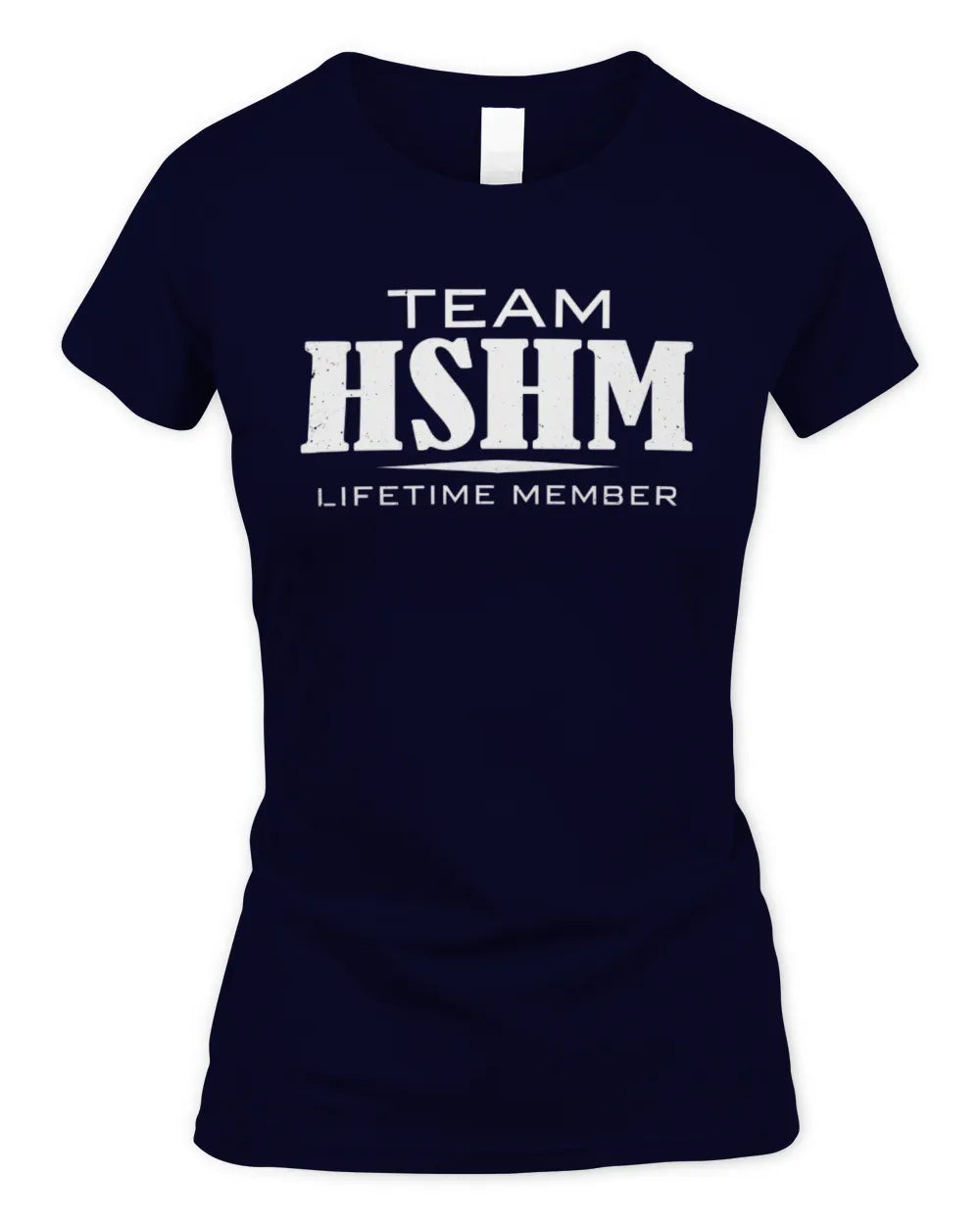 HSHM BL62-K4-128 - Personalized “Team NAME Lifetime Member” - Women's Standard T-Shirt - Navy