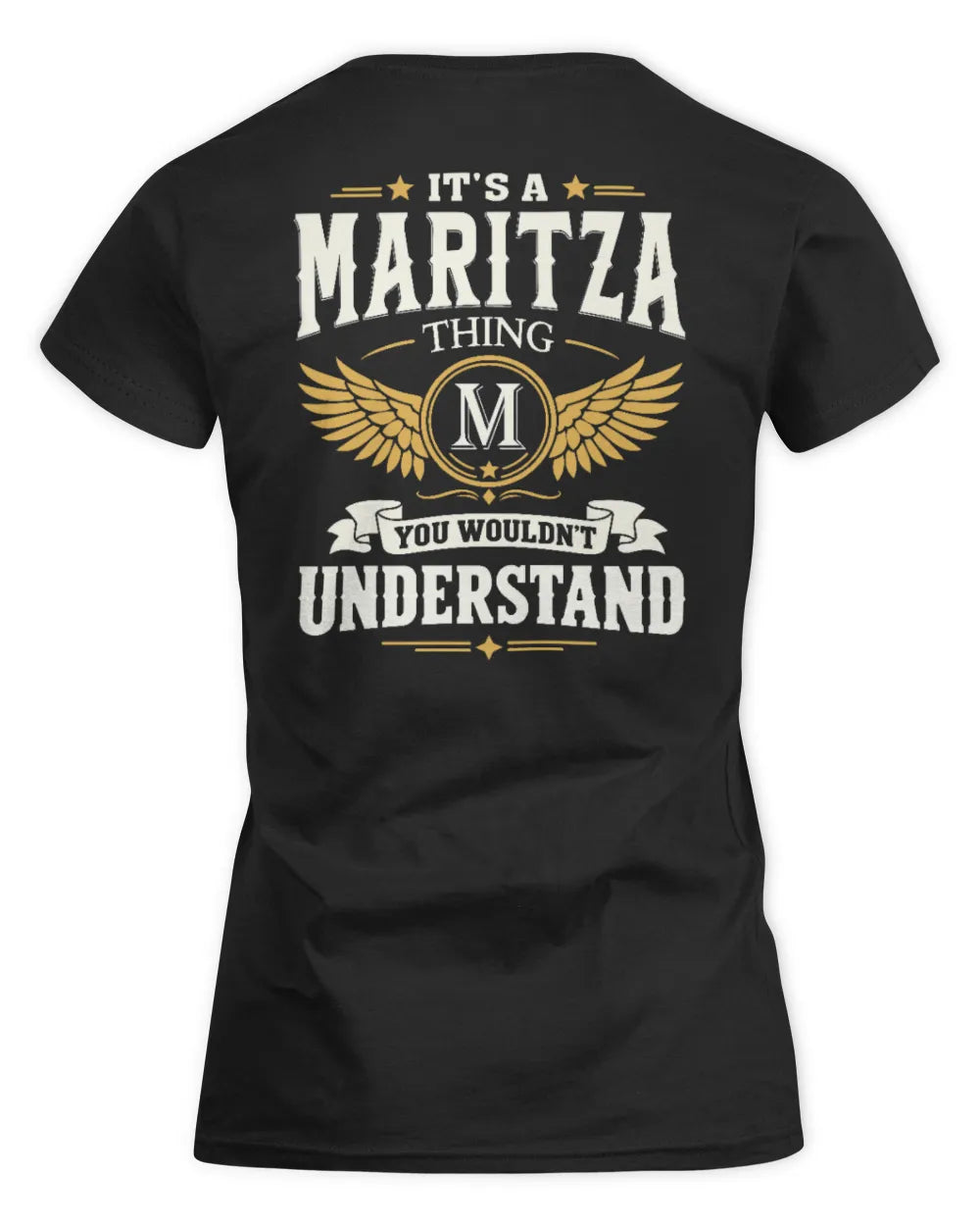 MARITZA KT06-M008 It’s a [NAME] Thing – You Wouldn’t Understand | Personalized Vintage T-Shirt - Women's Standard T-Shirt - Black