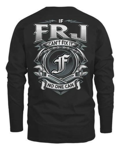 FRJ AP81-K4-626 - Personalized Ahmed Quote Apparel “If Ahmed Can't Fix It, No One Can” - Men's Long Sleeved T-Shirt - Black