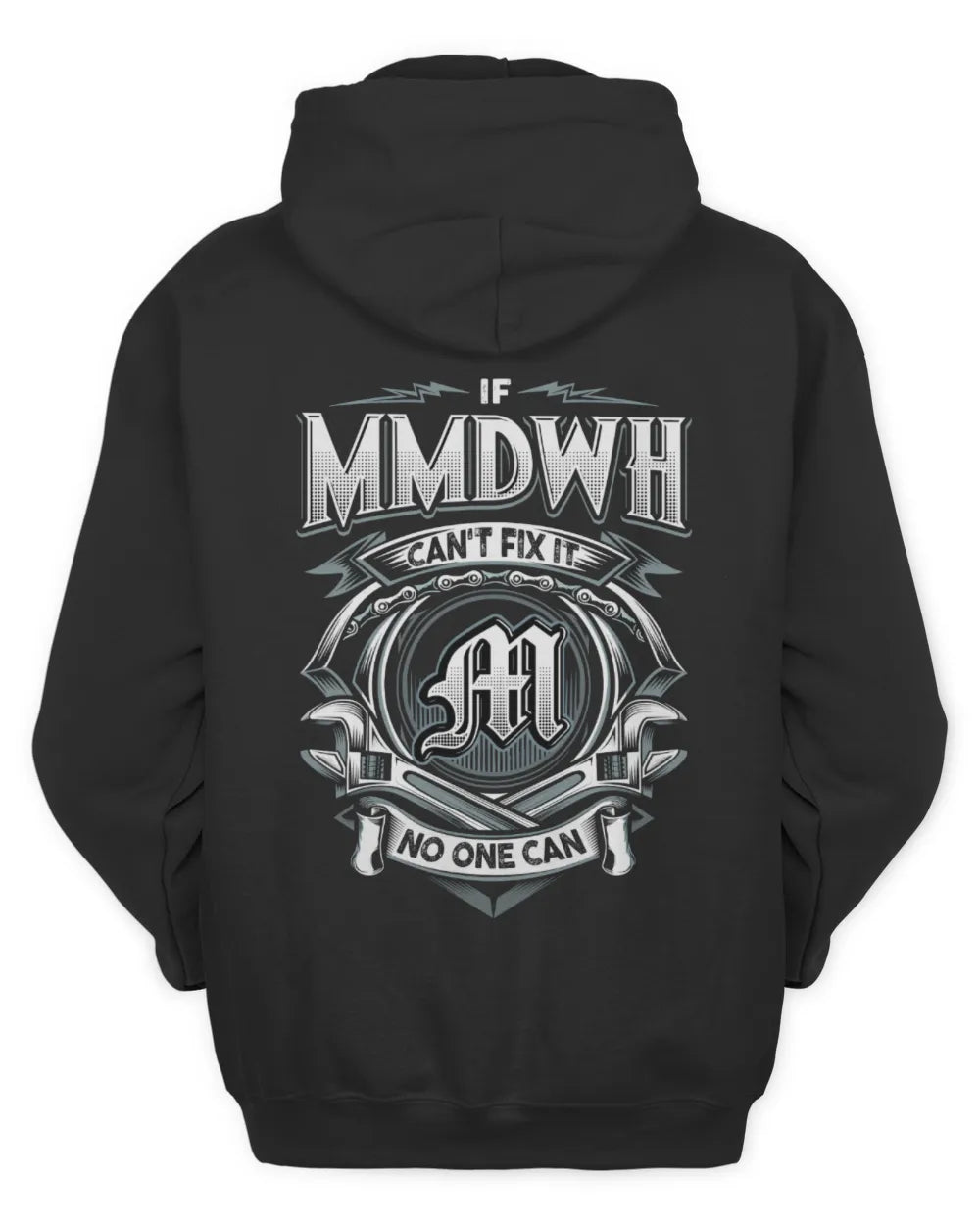 MMDWH AP81-K4-626 - Personalized Ahmed Quote Apparel “If Ahmed Can't Fix It, No One Can” - Unisex Hoodie - Black
