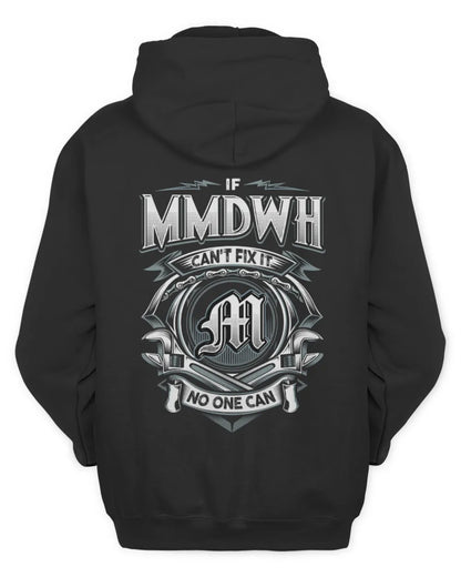 MMDWH AP81-K4-626 - Personalized Ahmed Quote Apparel “If Ahmed Can't Fix It, No One Can” - Unisex Hoodie - Black