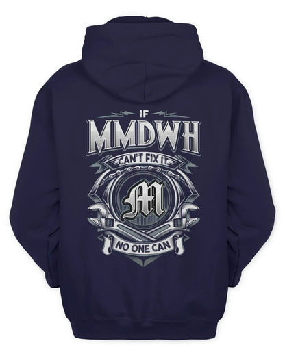 MMDWH AP81-K4-626 - Personalized Ahmed Quote Apparel “If Ahmed Can't Fix It, No One Can” - Unisex Hoodie - Navy