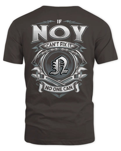 NOY AP81-K4-626 - Personalized Ahmed Quote Apparel “If Ahmed Can't Fix It, No One Can” - Unisex Standard T-Shirt - Dark Chocolate