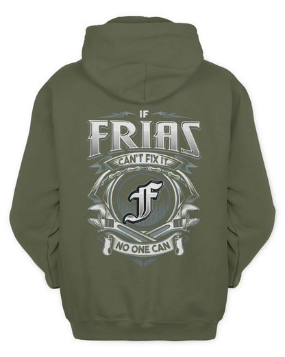 FRIAS AP81-K4-626 - Personalized Ahmed Quote Apparel “If Ahmed Can't Fix It, No One Can” - Unisex Hoodie - Military Green