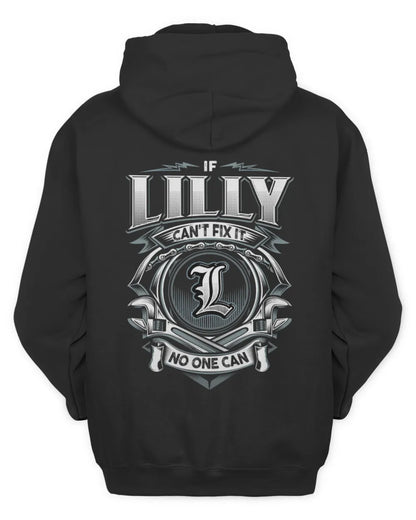 LILLY AP81-K4-626 - Personalized Ahmed Quote Apparel “If Ahmed Can't Fix It, No One Can” - Unisex Hoodie - Black