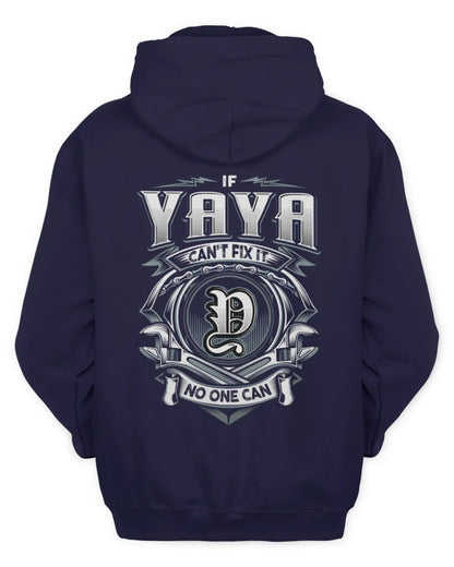 YAYA AP81-K4-626 - Personalized Ahmed Quote Apparel “If Ahmed Can't Fix It, No One Can” - Unisex Hoodie - Navy