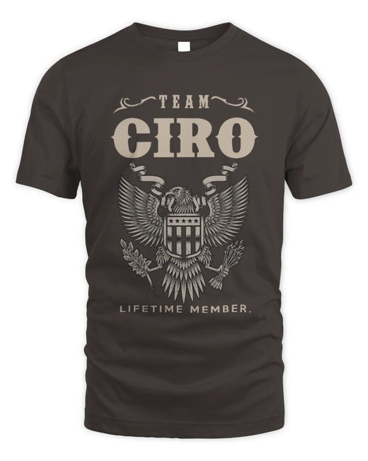 CIRO TP06-K82 – Personalized Classic Style Apparel “Team NAME Lifetime Member”