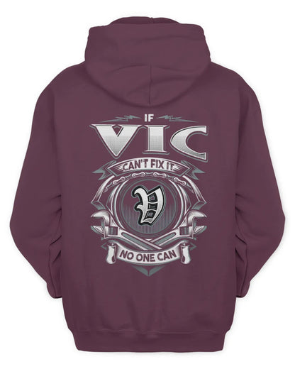 VIC AP81-K4-626 - Personalized Ahmed Quote Apparel “If Ahmed Can't Fix It, No One Can” - Unisex Hoodie - Maroon