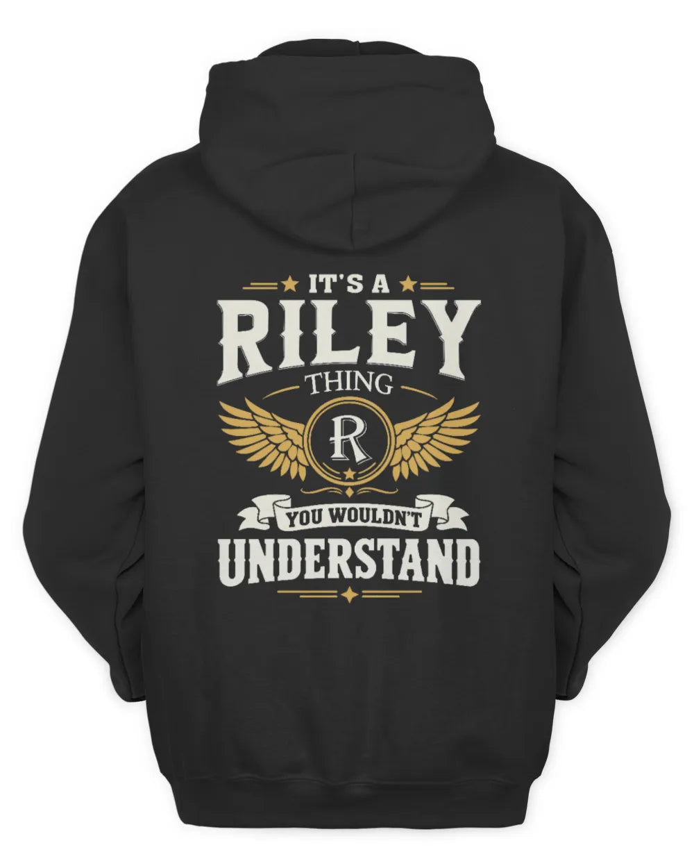 RILEY KT06-M008 It’s a [NAME] Thing – You Wouldn’t Understand | Personalized Vintage T-Shirt - Unisex Hoodie - Black