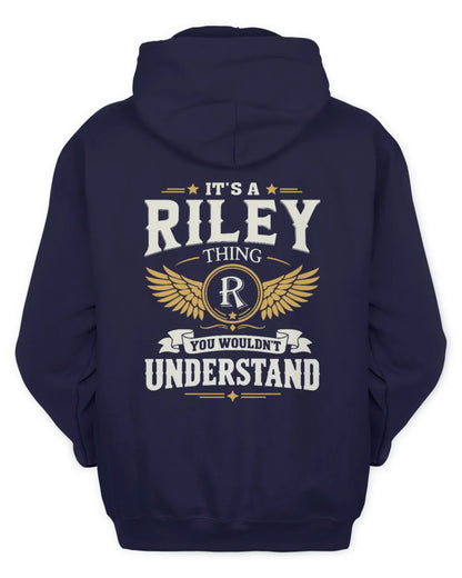 RILEY KT06-M008 It’s a [NAME] Thing – You Wouldn’t Understand | Personalized Vintage T-Shirt - Unisex Hoodie - Navy