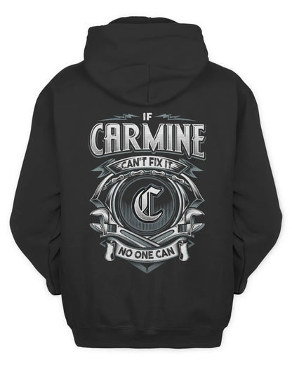 CARMINE AP81-K4-626 - Personalized Ahmed Quote Apparel “If Ahmed Can't Fix It, No One Can” - Unisex Hoodie - Black