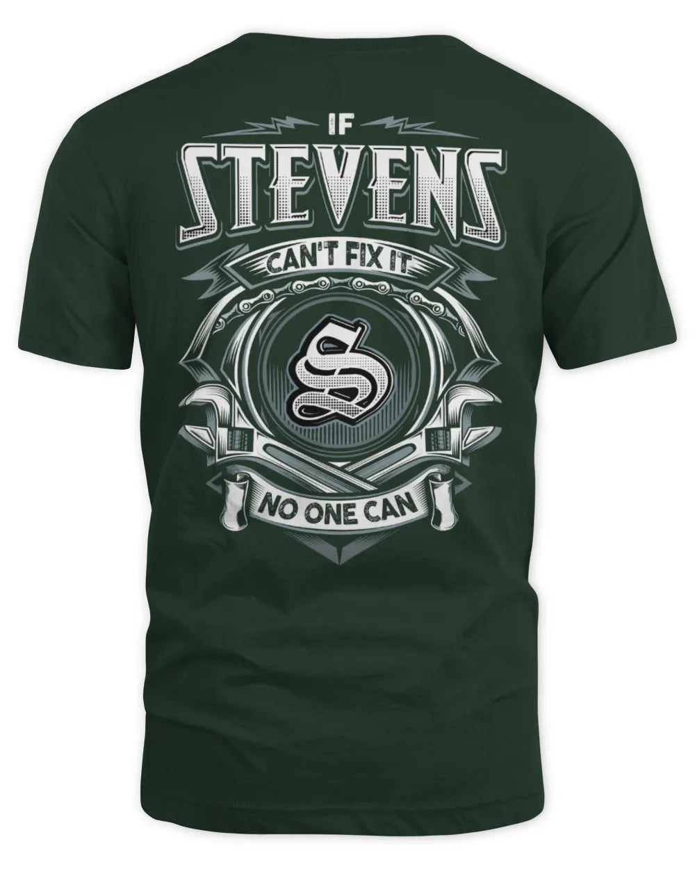 STEVENS AP81-K4-626 - Personalized Ahmed Quote Apparel “If Ahmed Can't Fix It, No One Can” - Unisex Standard T-Shirt - Forest Green
