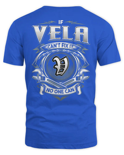 VELA AP81-K4-626 - Personalized Ahmed Quote Apparel “If Ahmed Can't Fix It, No One Can” - Unisex Standard T-Shirt - Royal