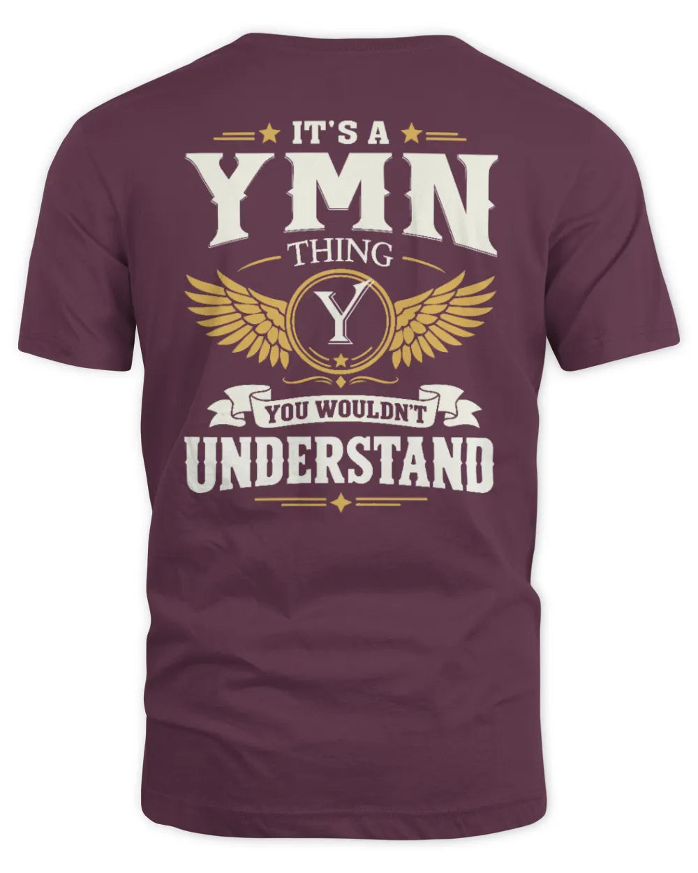 YMN KT06-M008 It’s a [NAME] Thing – You Wouldn’t Understand | Personalized Vintage T-Shirt - Unisex Standard T-Shirt - Maroon