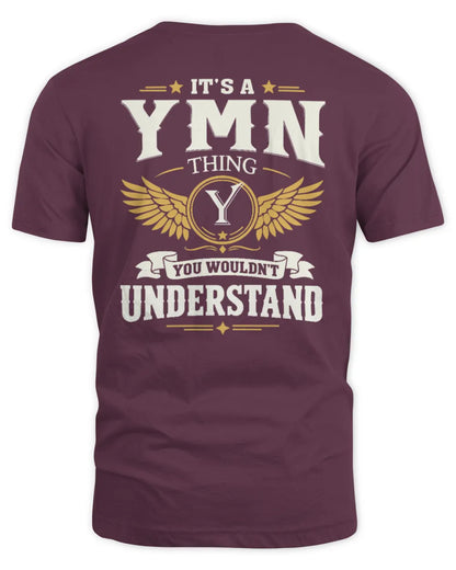 YMN KT06-M008 It’s a [NAME] Thing – You Wouldn’t Understand | Personalized Vintage T-Shirt - Unisex Standard T-Shirt - Maroon