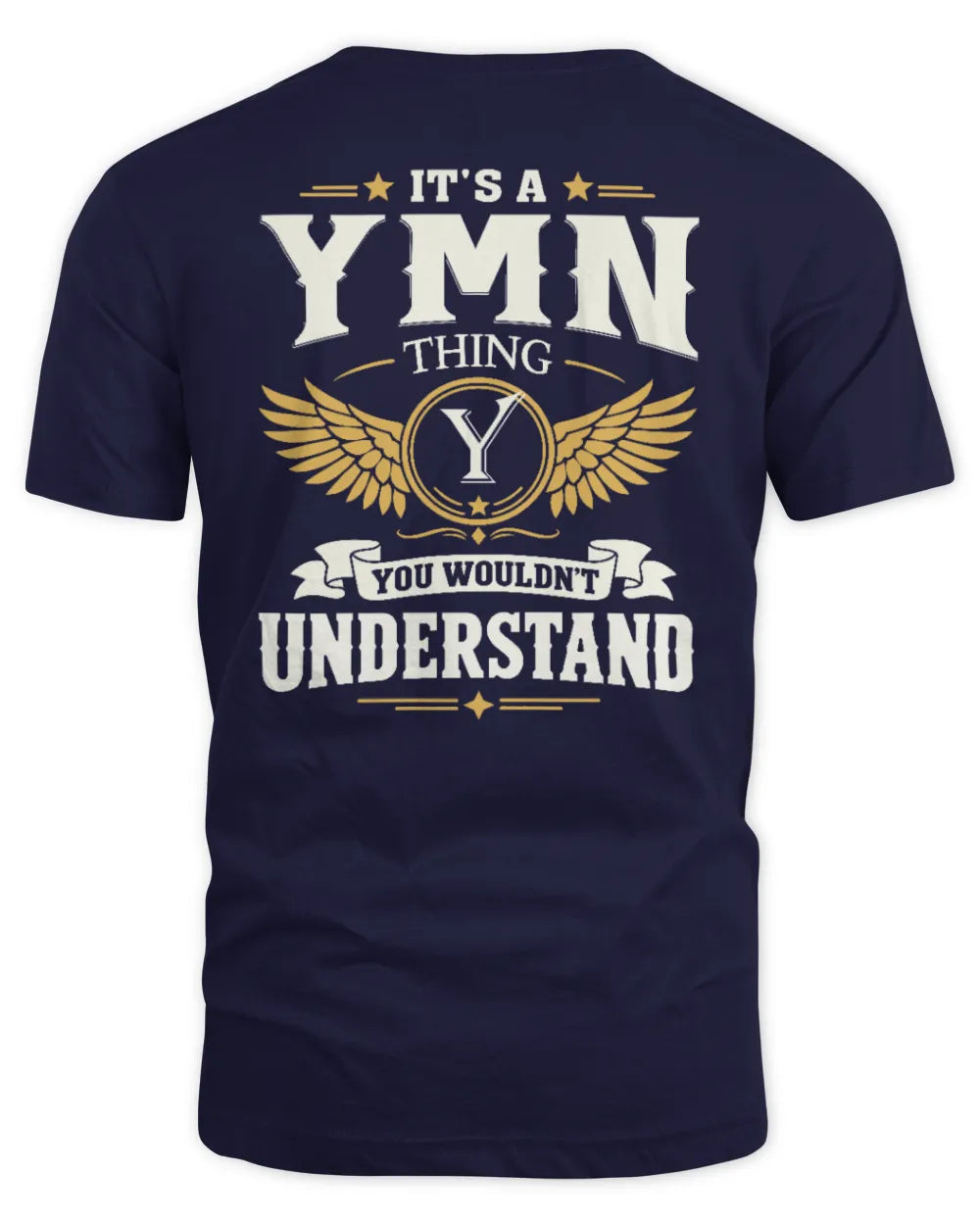 YMN KT06-M008 It’s a [NAME] Thing – You Wouldn’t Understand | Personalized Vintage T-Shirt - Unisex Standard T-Shirt - Navy