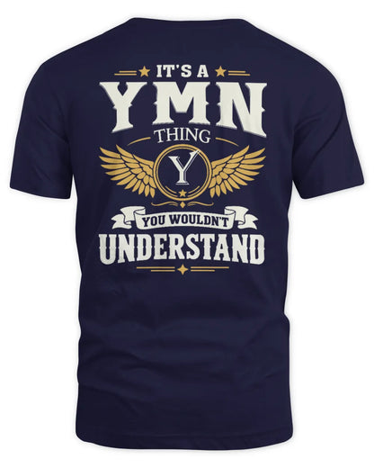 YMN KT06-M008 It’s a [NAME] Thing – You Wouldn’t Understand | Personalized Vintage T-Shirt - Unisex Standard T-Shirt - Navy