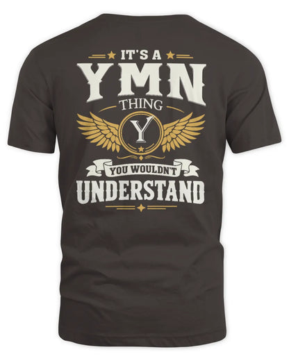 YMN KT06-M008 It’s a [NAME] Thing – You Wouldn’t Understand | Personalized Vintage T-Shirt - Unisex Standard T-Shirt - Dark Chocolate