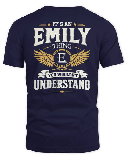 EMILY KT06-M008 It’s a [NAME] Thing – You Wouldn’t Understand | Personalized Vintage T-Shirt - Unisex Standard T-Shirt - Navy