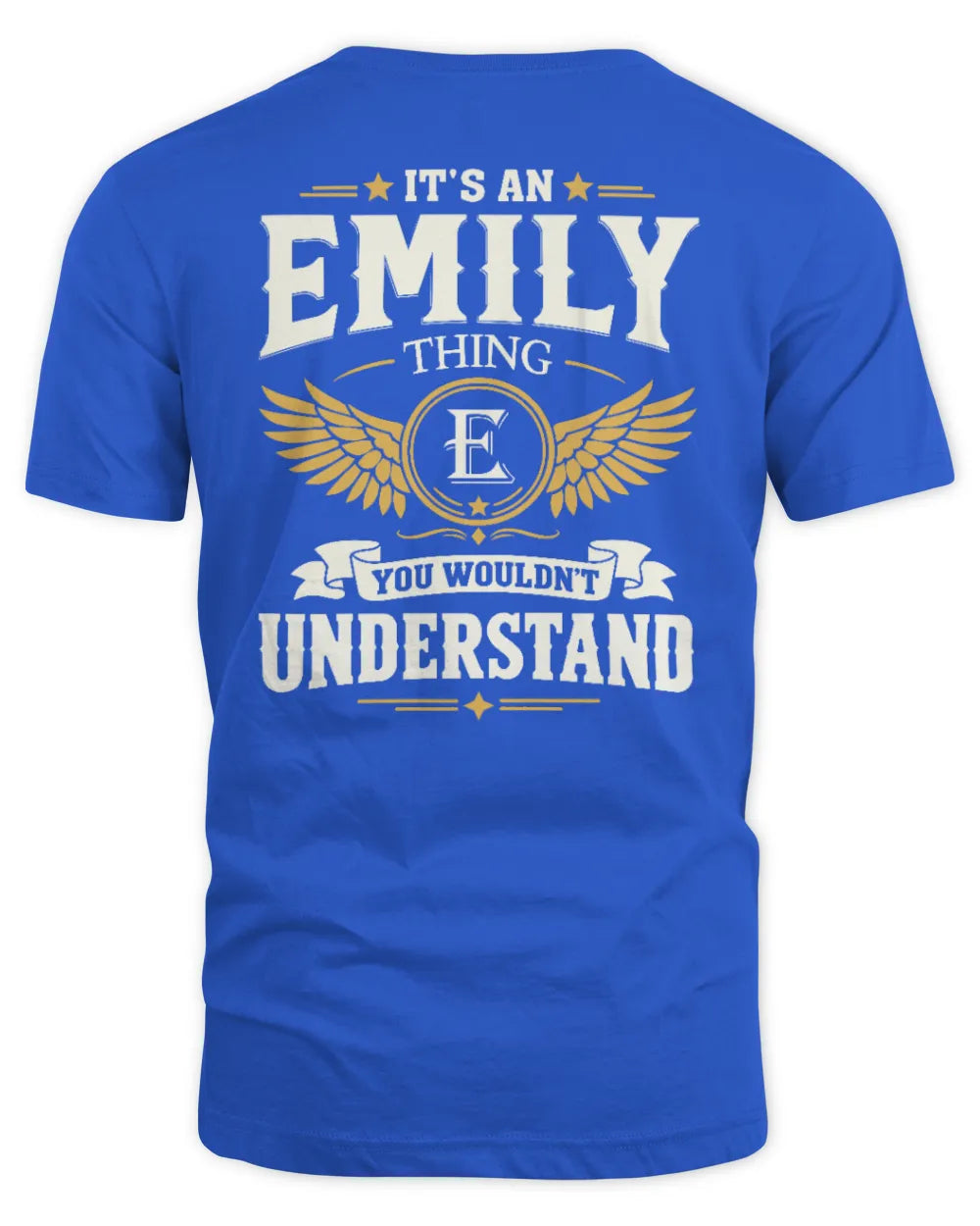 EMILY KT06-M008 It’s a [NAME] Thing – You Wouldn’t Understand | Personalized Vintage T-Shirt - Unisex Standard T-Shirt - Royal