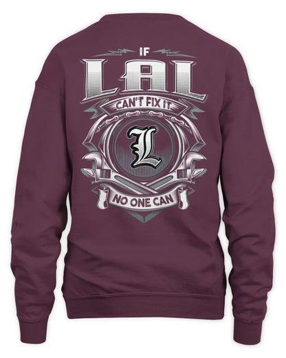 LAL AP81-K4-626 - Personalized Ahmed Quote Apparel “If Ahmed Can't Fix It, No One Can” - Unisex Sweatshirt - Maroon