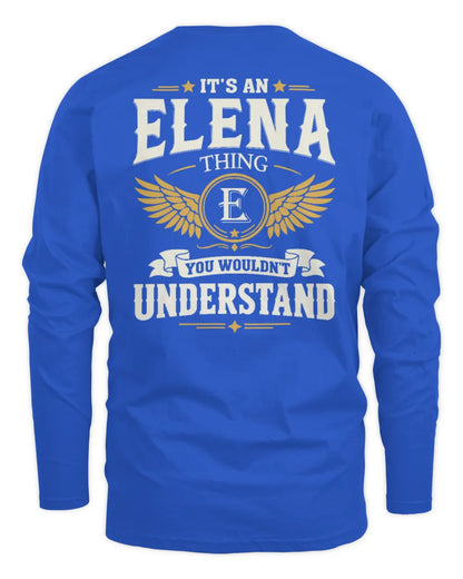 ELENA KT06-M008 It’s a [NAME] Thing – You Wouldn’t Understand | Personalized Vintage T-Shirt - Men's Long Sleeved T-Shirt - Royal