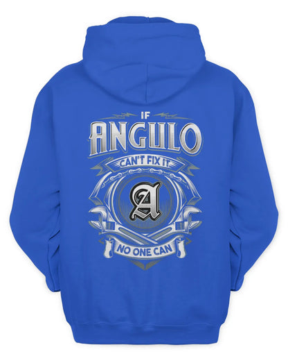 ANGULO AP81-K4-626 - Personalized Ahmed Quote Apparel “If Ahmed Can't Fix It, No One Can” - Unisex Hoodie - Royal