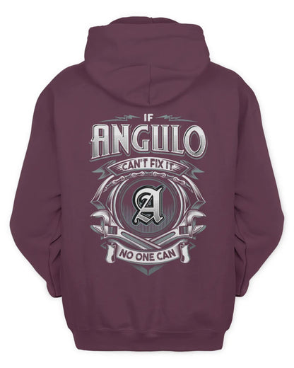 ANGULO AP81-K4-626 - Personalized Ahmed Quote Apparel “If Ahmed Can't Fix It, No One Can” - Unisex Hoodie - Maroon